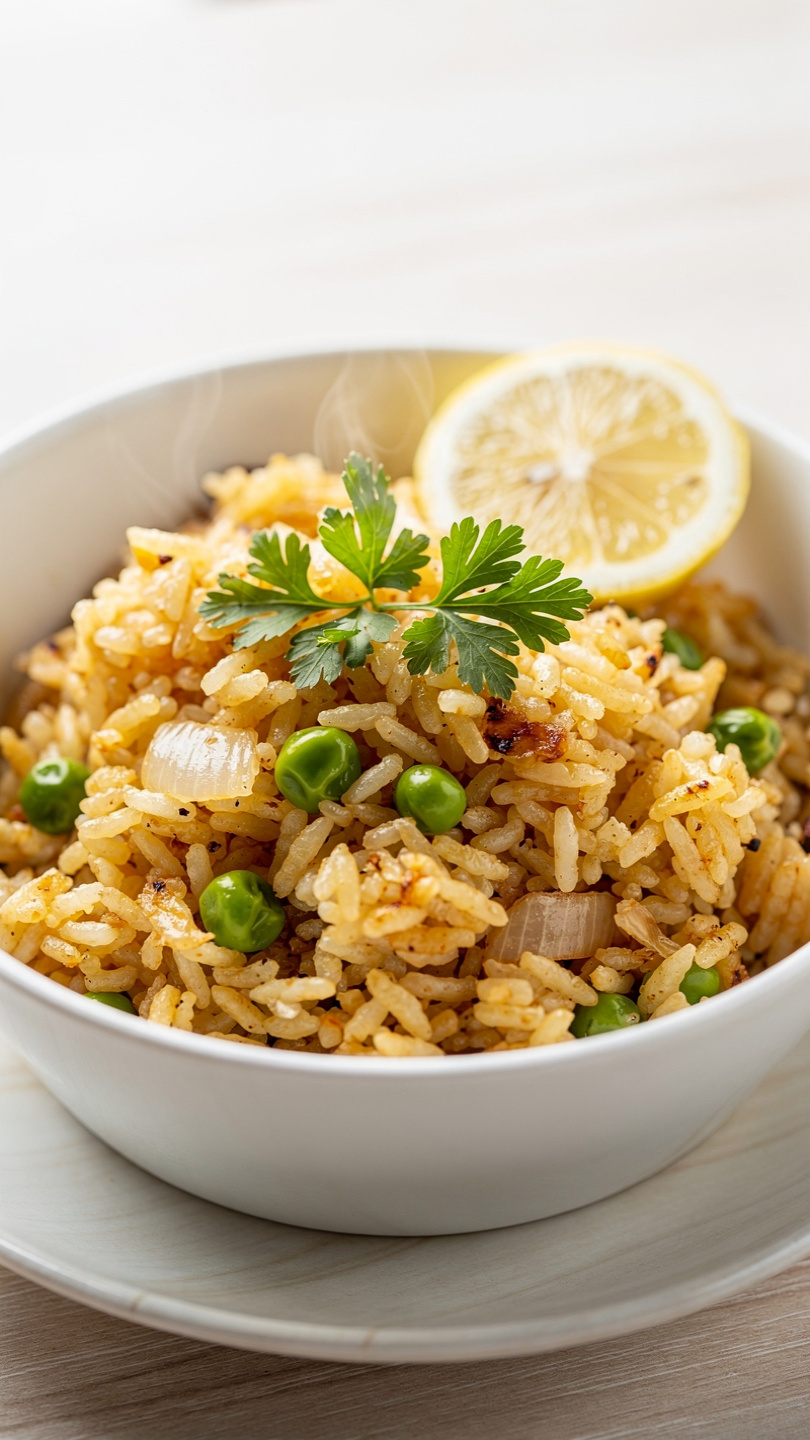 The Best Fluffy Garlic Herb Rice Recipe for Dinner