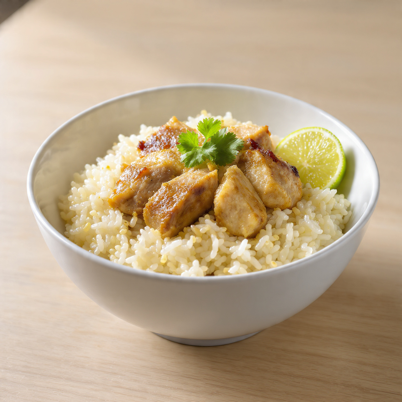 Homemade Teriyaki Chicken and Rice Bowl
